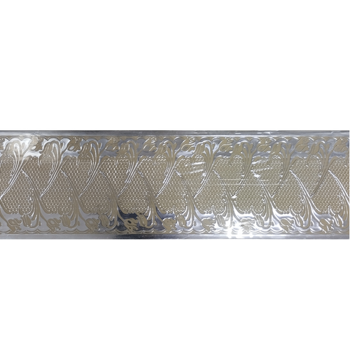 Карниз трехрядный 180  Венера  Серебро песок, с поворотом