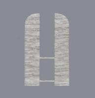 /406 Заглушка правая Комфорт КЛАССИК Софт 80мм Дуб серый