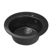 Мойка ML-GM11 круглая, черная (308), 500мм (глуб. чаши 180)