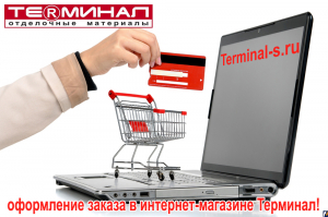Покупки не выходя из дома! Оформление заказа в интернет-магазине Терминал