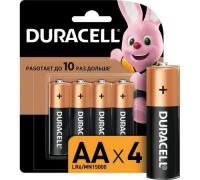 Батарейка щелочная LR6 (AA)  DURACELL BL4