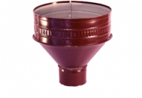 Воронка водосборная ф100 ф250мм вишня (RAL3005) ВЕГАСТОК