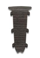 Угол внутренний для плинтуса Каштан серый 352, Деконика