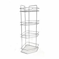 Полка угловая 4-х ярусная подвесная (ПП хром)