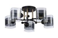 ,Потолочная люстра  Д8034 5 BK+FG (4)