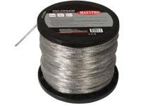 Трос стальной 2,5мм, с ПВХ покрытием,прозрачный, прочность 130кг.  //УСПЕХ