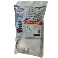 A0145P ECO Сифон для мойки 3 1 2х40 с пласт реш., перелив с г т 40х40 50 винт 40мм AquaKratos