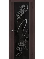 Дверное полотно СИТИ 3 рисунок 3 Дуб мореный 800 2000