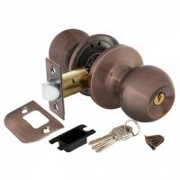 Ручка защелка DK672 AC-ET медь с фиксатором PUNTO