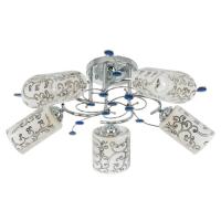 Люстра потолочная 6519 5B CH+BL