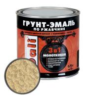 Грунт-эмаль по ржавчине /молотковая/ Золотистая 0,75л DALI Рогнеда