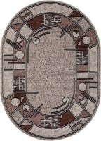 Ковер Merinos GAVANA ALBINA 3 OVAL BEIGE 2,5*3,5 м
