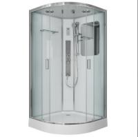 Душ.каб. NG-6001-01G (900х900х2100) низкий поддон(16 см) стекло ПРОЗРАЧНОЕ