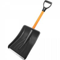 Лопата снеговая автомобильная 365 250 алюм. накладка (алюм. черенок) ЗАРЯ