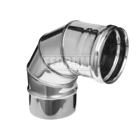 Колено угол 90° (430 0,5 мм) Ф80 (4x) Ferrum