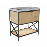 Тумба  БРУКЛИН-80  Дуб Бунратти (под раковину Фостер 80 Fest 80 ) Mixline