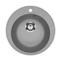 Мойкa ML-GMU01 УЛЬТРА круглая, серый камень, 475 мм (глуб. чаши 170)