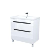 Тумба с умывальником, напольная, Ray 80 см белый, IDDIS, RAY80WFi95K подходит умыв. 4078000i28