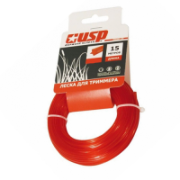 Леска для триммера звезда 2,4мм длинна 15м   УСПЕХ