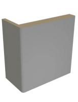 Наличник дверной ALBERO телескопический плоский 24*70*2150 Эмаль ПП Серый