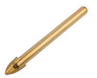 Сверло по кафелю стеклу, 8 75мм, 4-реж.кромки,титановое покрытие   FIT IT