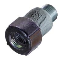 Обжимной соединитель из ковкого чугуна    1/2" Наружняя  TIM