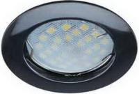 Светильник DL100 MR16 цоколь GU5.3 черный хром (FB1601EFF) ECOLA