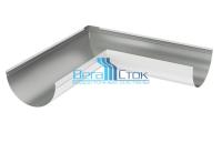 Угол ЖЕЛОБА 90  330 330 ф125мм белый (RAL9003) ВЕГАСТОК