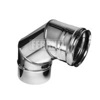 Колено угол 90° 3 секц. (430 0,5 мм) ф150 Ferrum