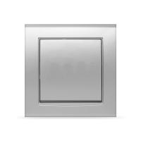 Выключатель 1-кл. СП  БРИЛЛИАНТ  10А серебр.