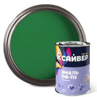 Эмаль ПФ-115 сочная зелень 0,8 кг САЙВЕР