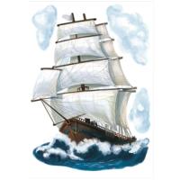 Наклейка В 2043 DECORETTO Парусник