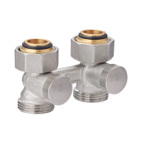 Узел нижнего подключения прямой, для двухтрубных систем  3/4"х3/4" TR.410.0505 MVI