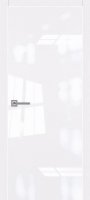 Дверь межкомнатная КАРДА R 800*2000 Белый глянец кромка в цвет полотна