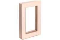 Рамка 2-м STEKKER Катрин (без перемычки) стекло шампань GFR00-7012-02 39567