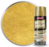 Аэроз. акриловая  краска металлик золото PARADE