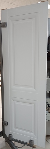 Дверное полотно ДГ Venezia 700 2000 глухое без фрезер ясень белый   багет 1