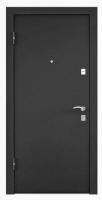 Дверь стальная  ТОРЭКС  Х3 MP 860 2050 L (Темно-серое букле графит ПВХ Дуб угольный СК1)