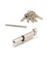 Цилиндровый механизм SM-110 (50 60С) С - NI никель проф.ключ с барашком APECS