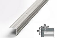 Профиль угловой ПУ 05.1350.106 Ясень белый