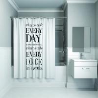 Штора д ванной 200 180см, полиэстер, B06P218i11, IDDIS