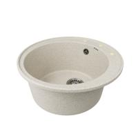 Мойка ZX-GM  01 круглая, песочный, 480 мм (глубина чаши 180)