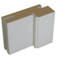 Стойка дверная ALBERO с уплотнителем телескопическая 80*32*2070 Vinyl Белый