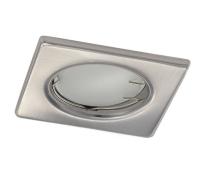 Светильник встраиваемый WL-159M 1 50W GU5.3 мат.хром квадратн. АКЦЕНТ
