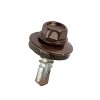 5,5 19 Саморез кровельный  RAL8017 шоколад (по металлу) (уп.250шт)