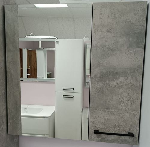 Зеркало-шкаф  ГРЕЙ-700  Милан