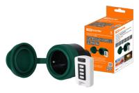 Уютный дом комплект беспроводн. управл. нагр.  Сад  ПУ6-Р3К.1 (Пульт+розетка IP44)  SQ1508-0216