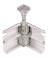 406 Угол внутренний Комфорт КЛАССИК Софт 80мм Дуб серый