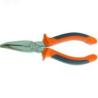 Тонкогубцы 160мм с изогнутыми губками, двухкомп.рукоятки   Т4Р