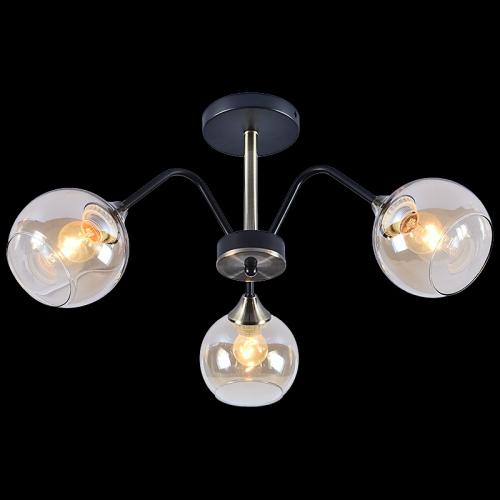 Светильник потолочный 01233-0.3-03 BK+AB